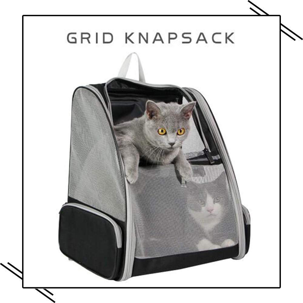 Texsens Pet Travel Backpack Carrier – Black