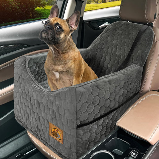 Memory Foam Dog Car Seat with Washable Cover